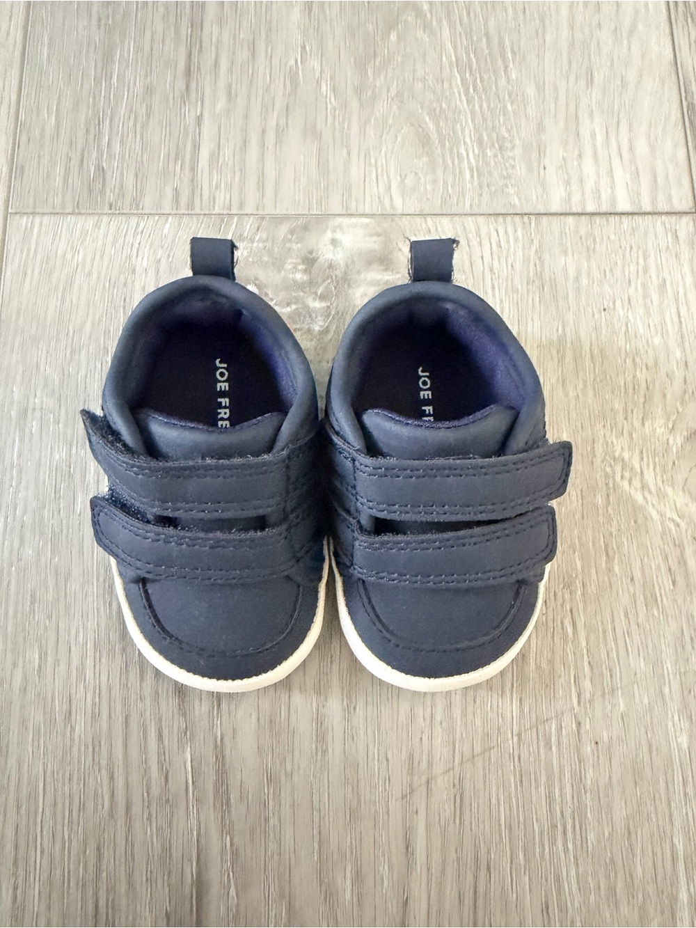 Joe Fresh Navy Blue Easy-Closure Kids Sneakers